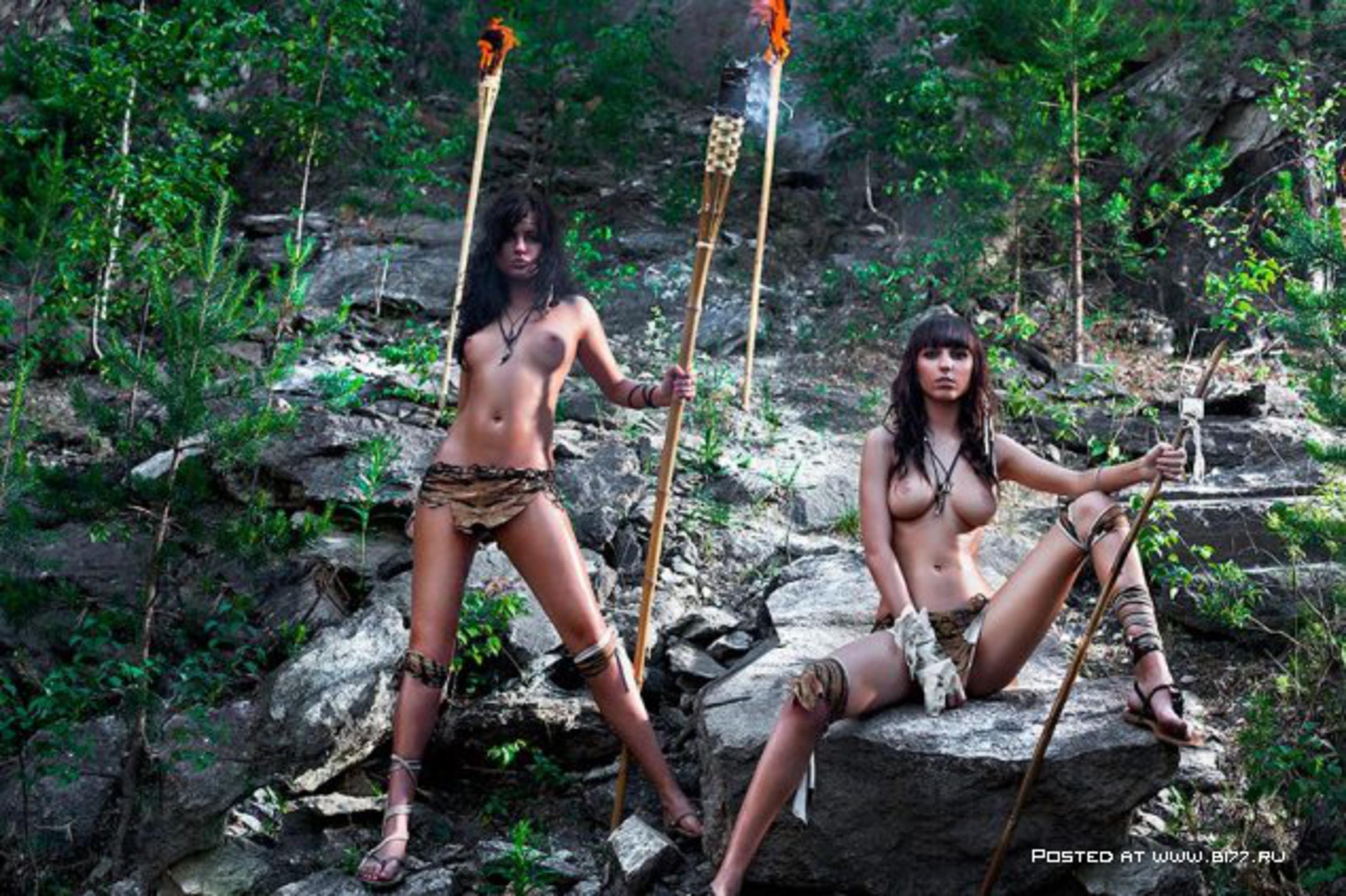 Голые девушки амазонки 