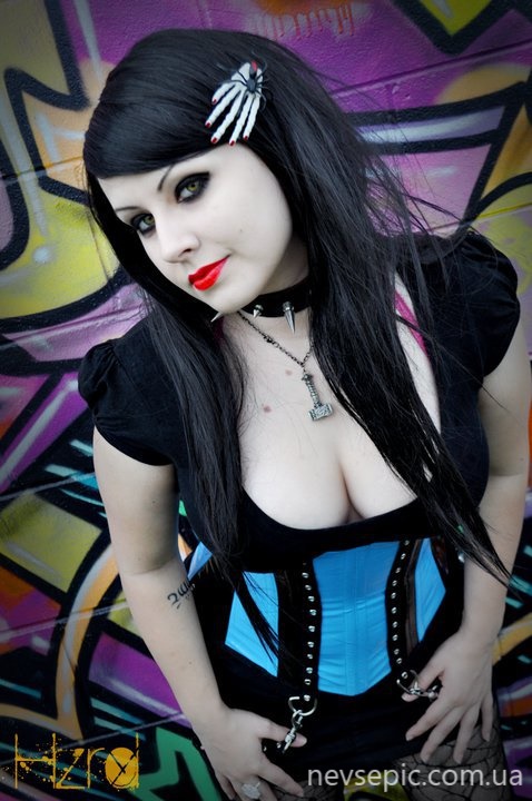 Gothic teen homemade