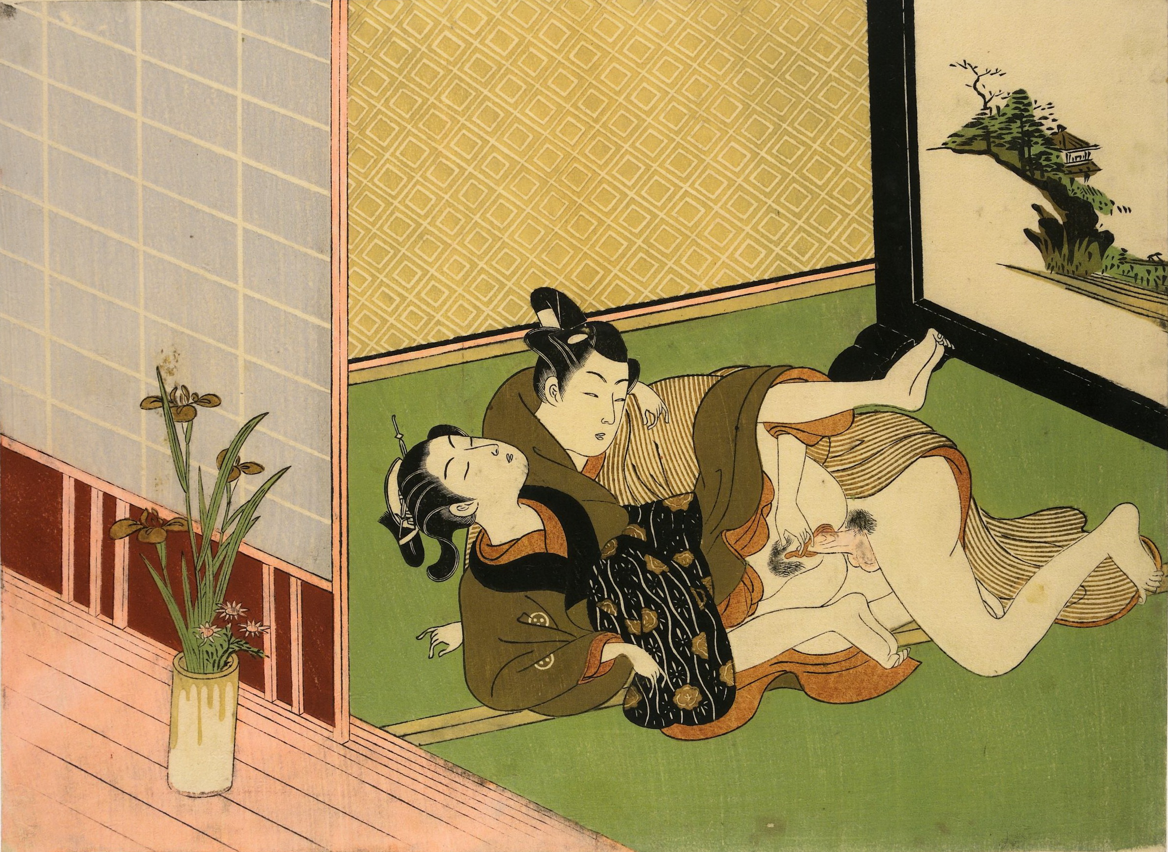 японская гравюра эротика фото 117