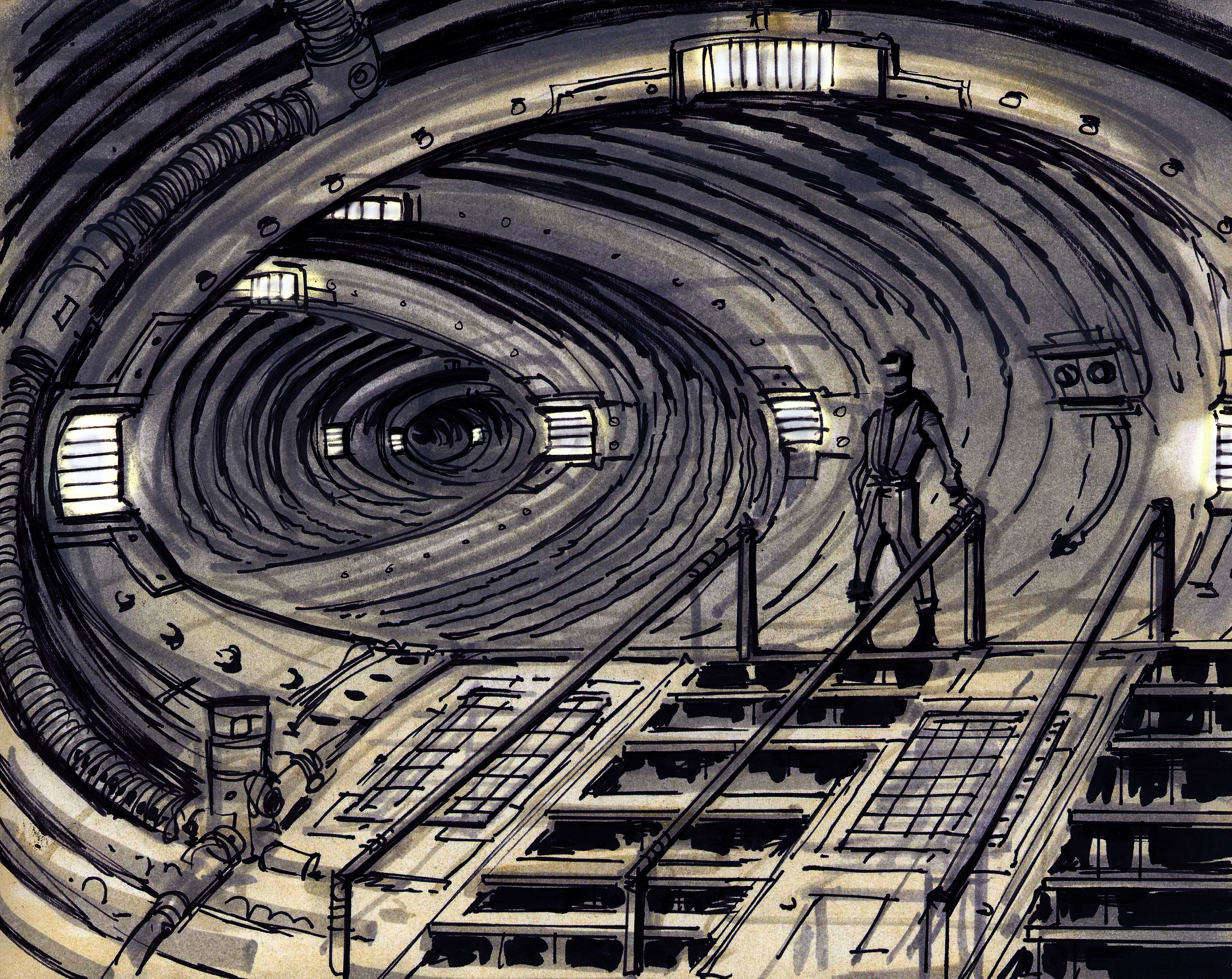 Ball vault ascent. Fallout 3 Concept Art Vault. Fallout 3 Concept Art City. Adam Adamowicz Fallout 3.