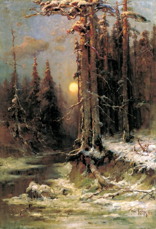 Пейзажи природы на полотнах русских художников (140 фото)