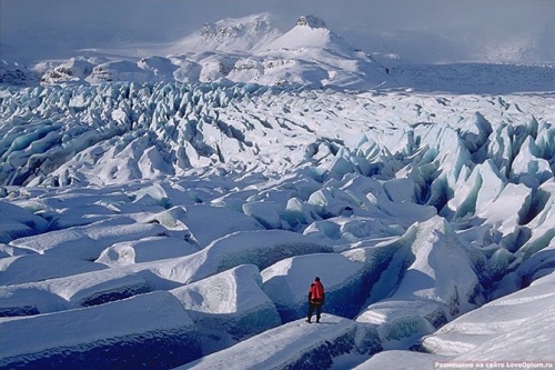 Ледяные пещеры ледника Ватнаёкюдль (34 фото)