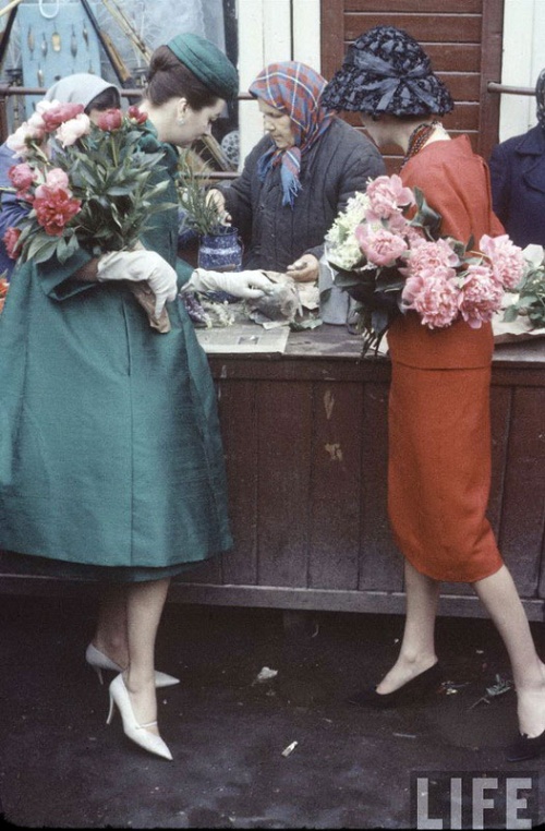 Кристиан Диор в Москве. Уникальные фото 1959 год (31 фото)