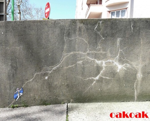 Уличное искусство OaKoAk (156 фото)