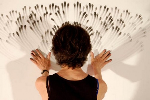 Американская художница пальцами Джудит Браун (Judith Braun) (35 фото)