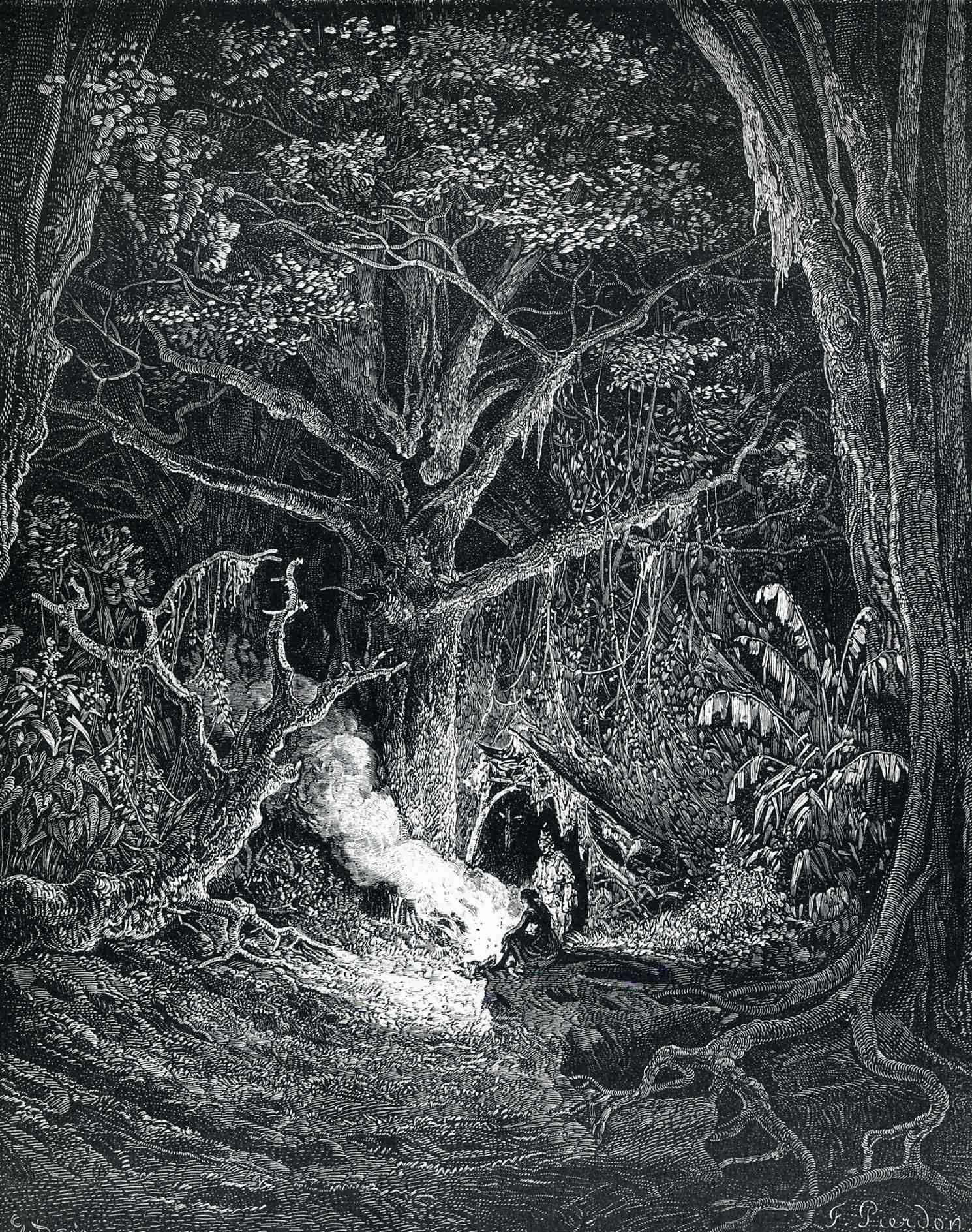 Гюстав доре гравюры. Поль Гюстав Доре (1832-1883). Художник Paul Gustave Dore. Гюстав Доре Гравюры атала. Гравюра ворон Доре.