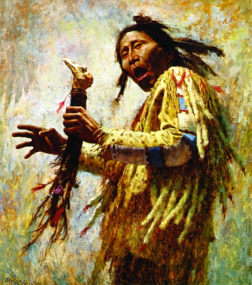 Howard Terpning - индейцы прерий (81 фото)