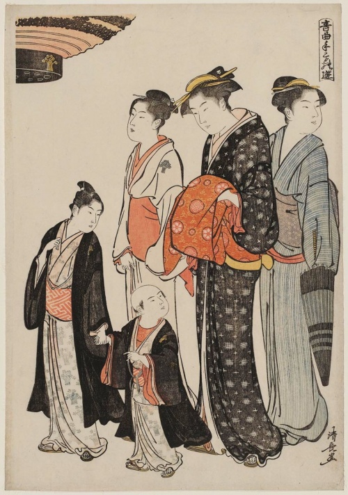 Artworks by Torii Kiyonaga (1752-1815) (1 часть)
