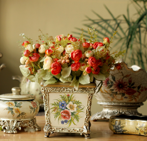 Фото клипарт – Букеты роз в вазах (40 фото)