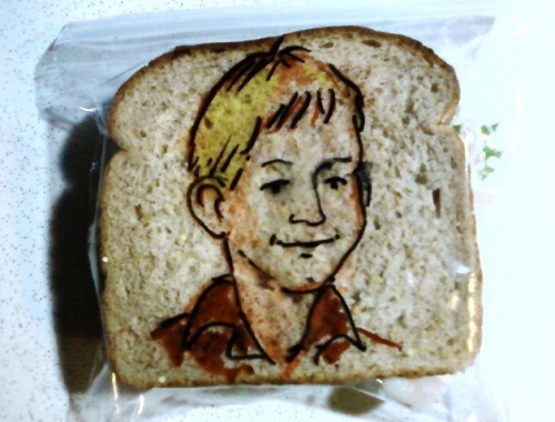 Рисунки на бутербродах - Дэвид Лаферрьер (26 фото)