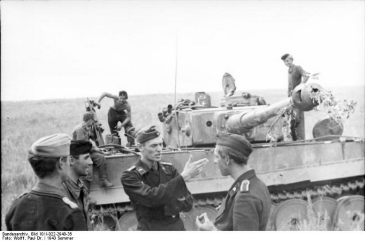 Экипаж танка тигр 1 Курск 1943
