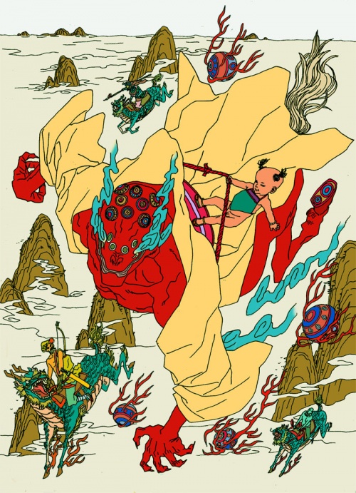 Иллюстратор Afu Chan (135 обоев)