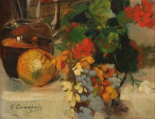 Натюрморты Eugene Henri Cauchois (1850-1911) (112 работ)