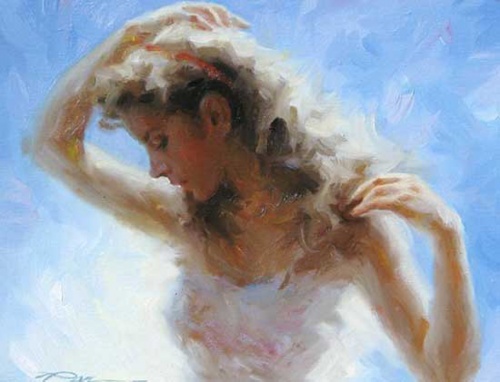 Китайский живописец Stephen Pan. Закулисная жизнь балерин (26 фото)