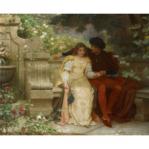 Английский художник Charles Edward Perugini (1839 - 1918) 