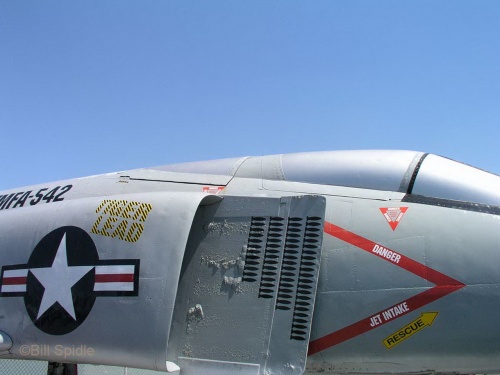 Фотообзор - американский истребитель-бомбардировщик McDonnell Douglas F-4A (145313) Phantom II (28 фото)