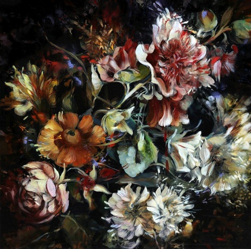 Artist Carmelo Blandino. Floral (21 works)