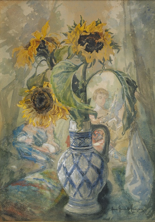Шведский художник Anna Gardell-Ericson (1853 - 1939)