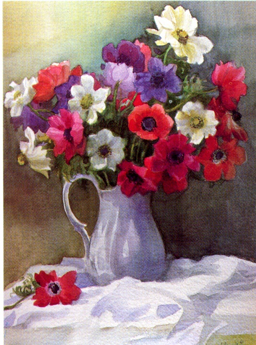 Подборка картин известных художников - Букеты цветов, натюрморт (51 фото)