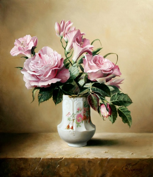 Красота цветов – Букеты - Художник Pieter Wagemans (38 фото)