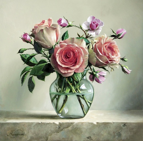 Красота цветов – Букеты - Художник Pieter Wagemans (38 фото)
