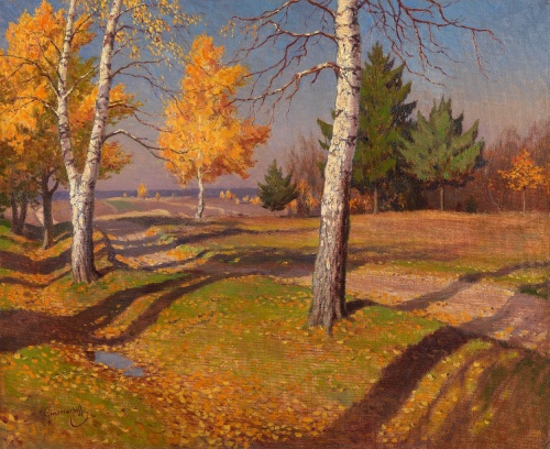 Осень в картинах русских художников (54 фото)