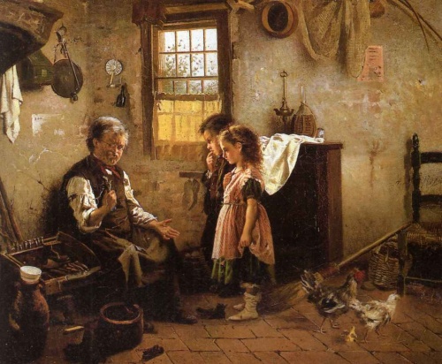 Английский художник Alexander Mark Rossi (1840-1916)