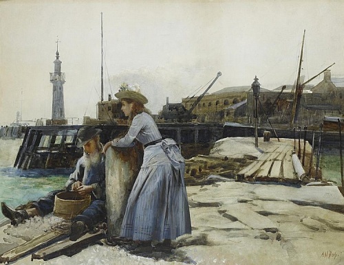 Английский художник Alexander Mark Rossi (1840-1916)