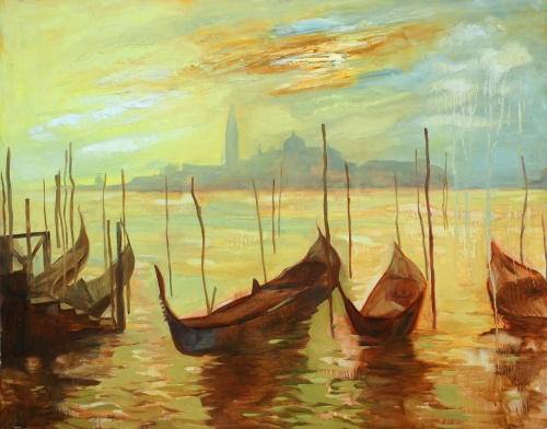 Морские и венецианские пейзажи в работах художника Mikhail Zahranichny (57 фото)