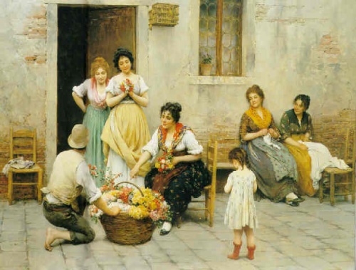 Художник Eugene von Blaas (1843 – 1932) (178 работ)