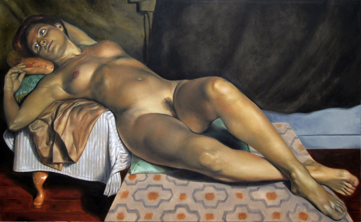 Sexy Girl Canvas Oil Painting Art Nude Sleeping Girl Image Nude Women Paintings