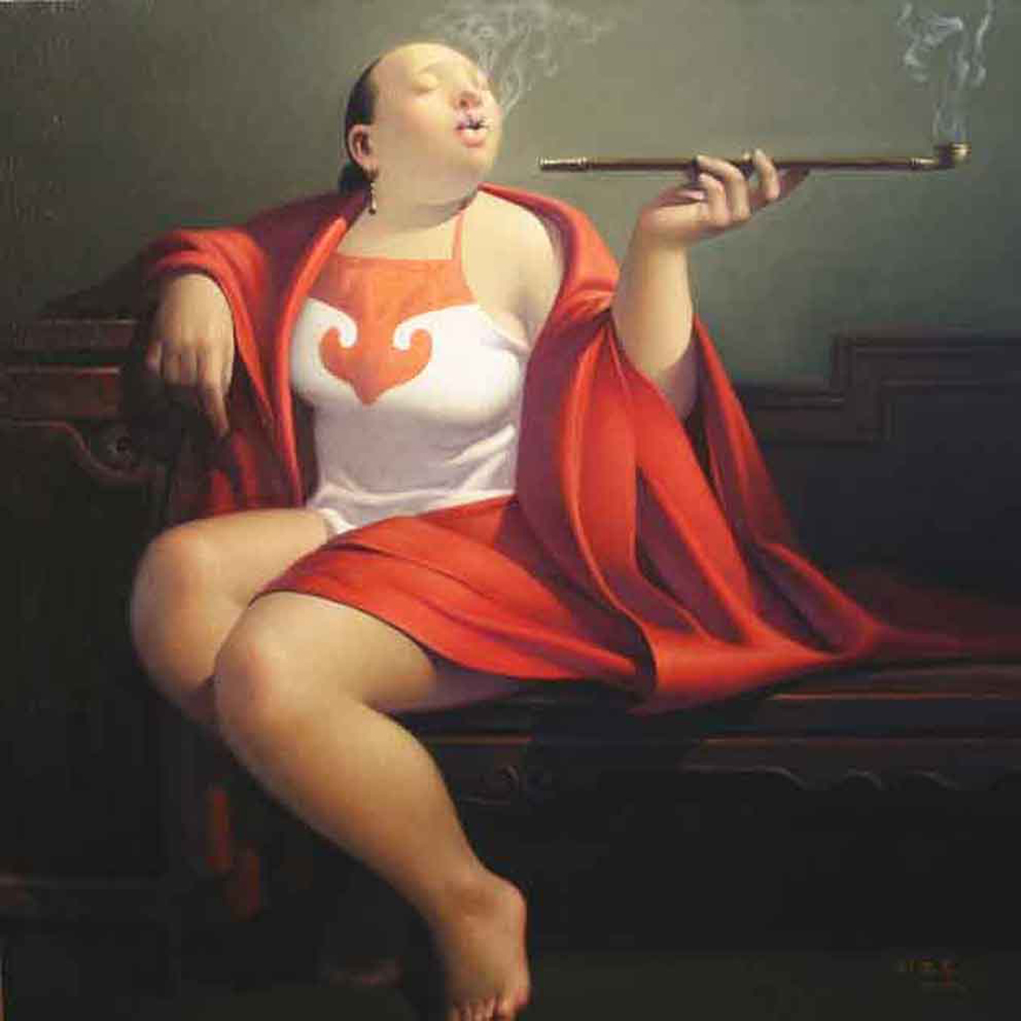 Полные извращенки. Liu Baojun. Художник Liu Baojun картины. Полные женщины в искусстве. Пышные женщины в искусстве.