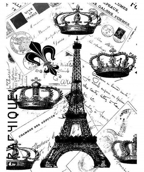 Винтажные штампы и открытки из Франции (31 фото)