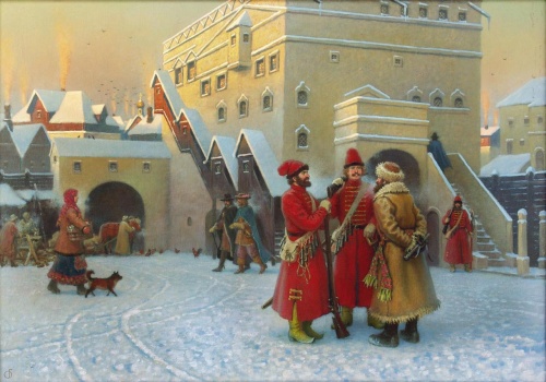 Исторические факты, былины и предания в картинах Бориса Ольшанского (66 фото)
