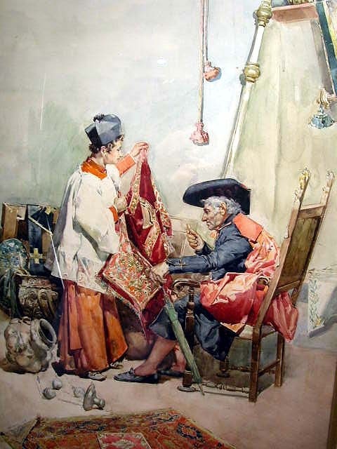 Испанский художник Luis Alvarez Catala (1836-1901)