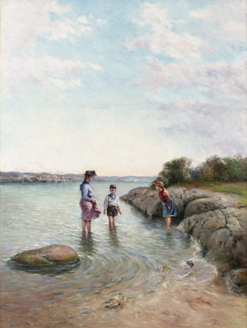 Шведский художник Johan Severin Nilson (1846-1918) (43 работ)
