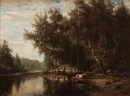 Художник Johan Edvard Bergh (Sweden, 1828-1880) (18 фото)