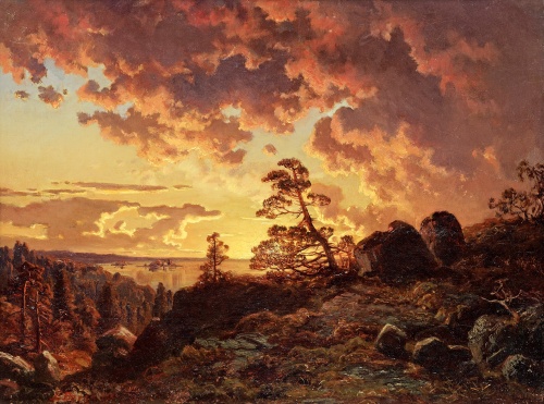 Художник Johan Edvard Bergh (Sweden, 1828-1880) (18 фото)