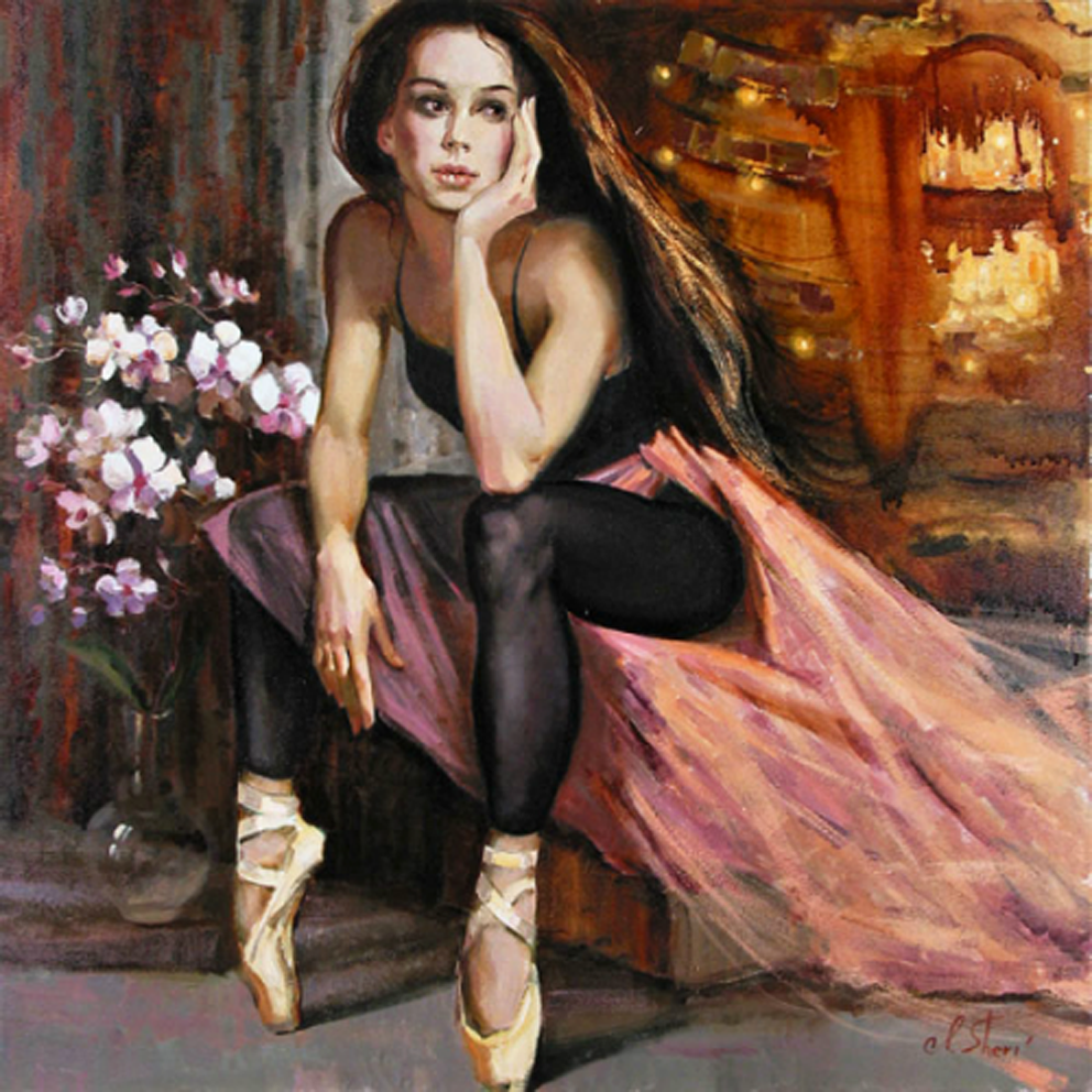Картины на которых изображены женщины. Ирен Шери художник балерина. Современный художник Ирен Шери.