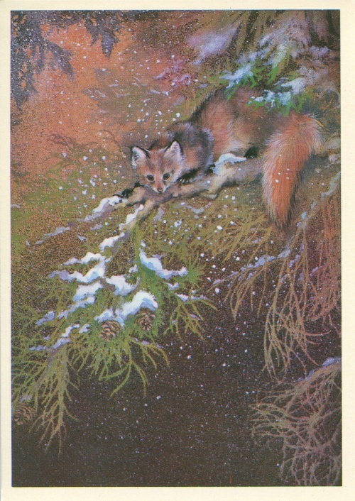 Сответские открытки. (10 Часть). Животные (8 открыток)