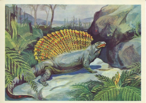 Сответские открытки. (12 Часть). Динозавры (32 открыток)