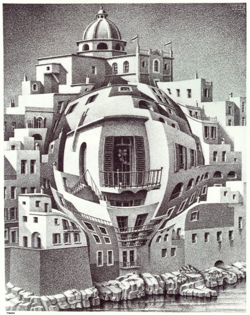 Фантастический арт от Maurits Cornelis Escher (185 работ)