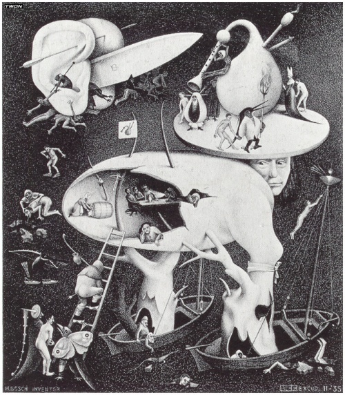 Фантастический арт от Maurits Cornelis Escher (185 работ)