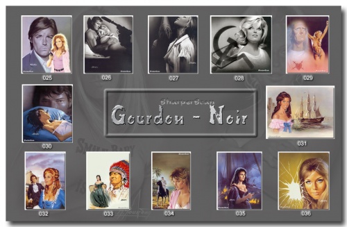 Девушки Gourdon Noir (67 работ)