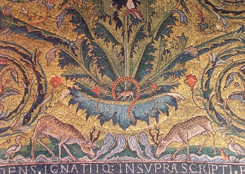 Византия (13 Часть). Мозаики базилики Сан Клементе (38 открыток)