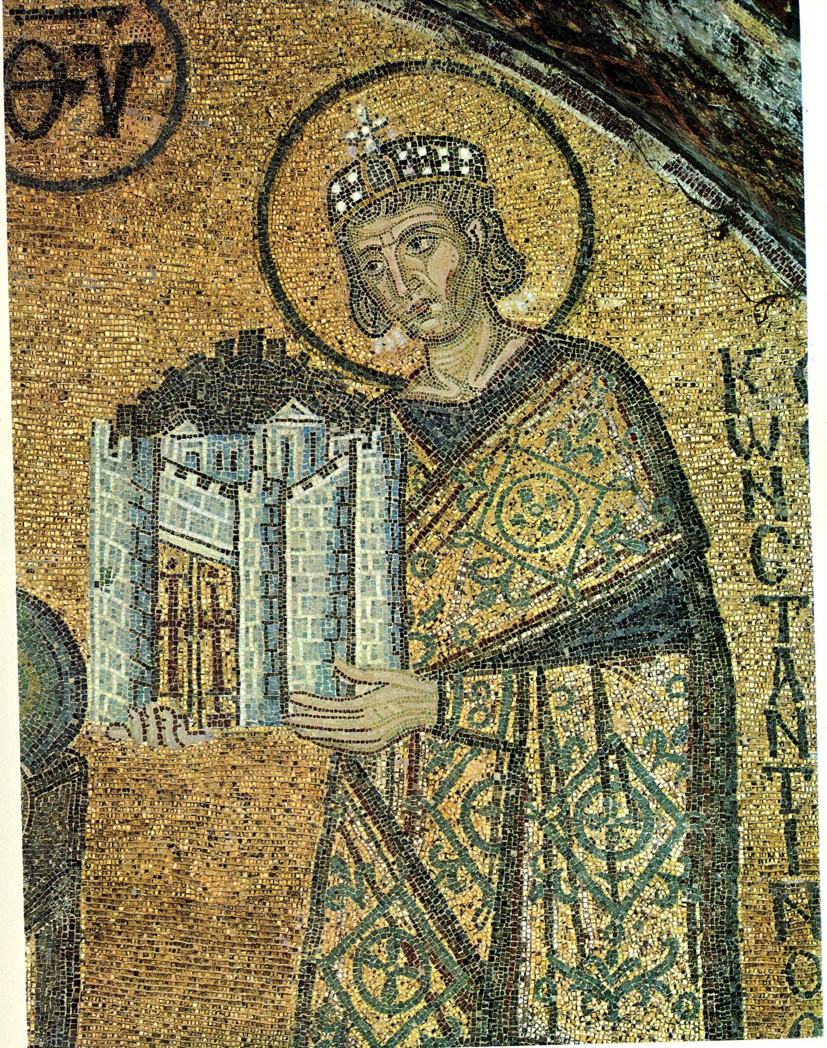 4 век 10 год. Миланский эдикт императора Константина. Мозаика храм Святой Софии Константинополь Юстиниан.