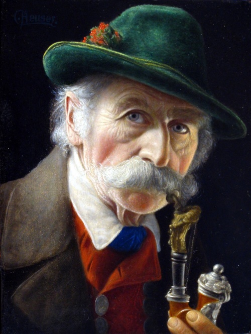 Немецкий художник Carl Heuser (1827-1892) (26 работ)