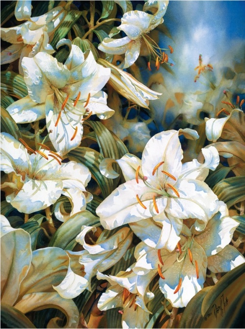 Цветы художника Darryl Trott (41 фото)