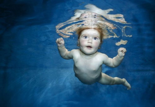 Babies underwater... Photographer Phil Shaw (19 photos)