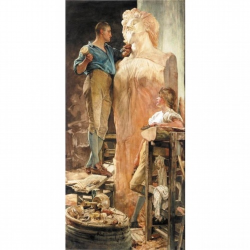 Английский художник и иллюстратор Edgar Bundy (1862-1922) (57 фото)